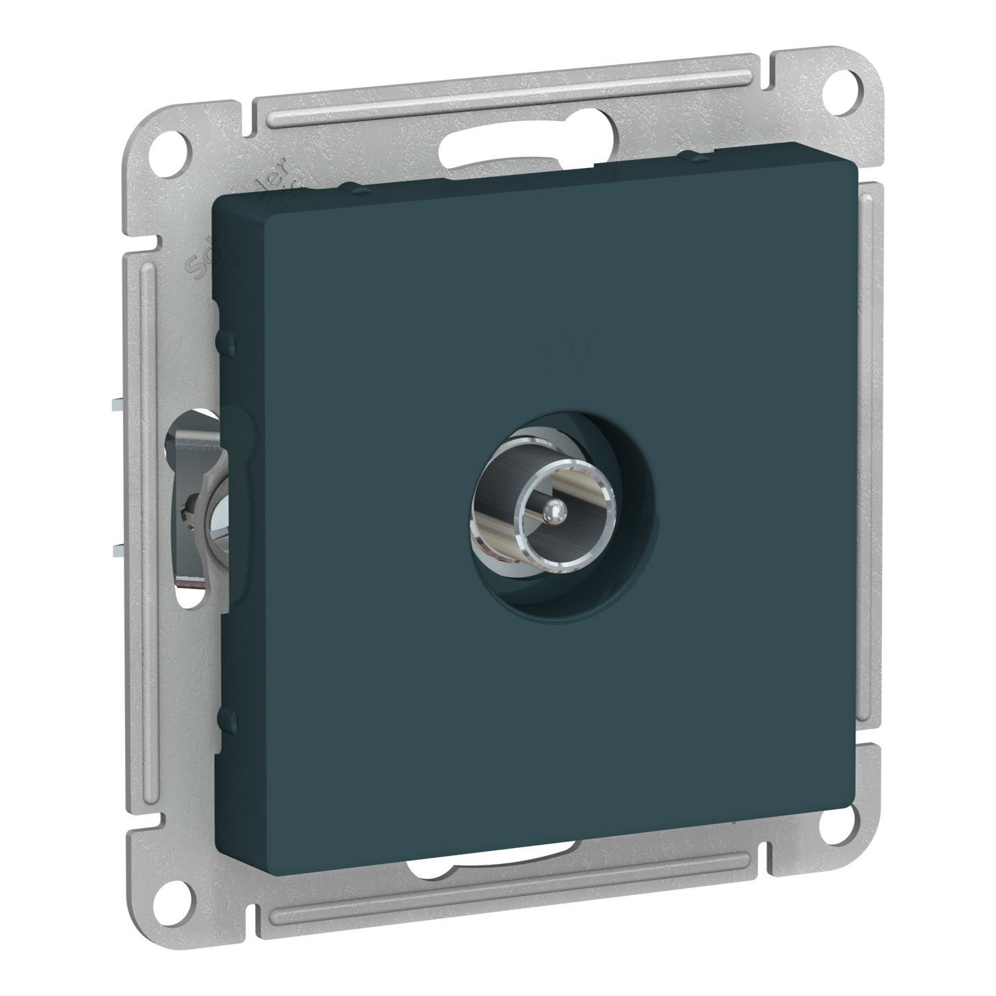

Телевизионная розетка скрытая Schneider Electric AtlasDesign 1db изумруд, Зеленый