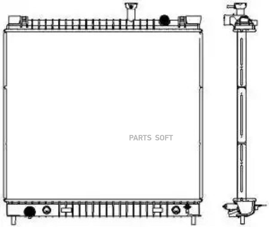 

Радиатор Infiniti Qx56 04-10, Nissan Titan 04-, Nissan Armada 04- 32511013 Sakura арт. 325