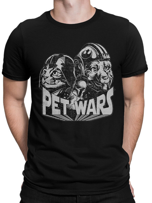 

Футболка мужская Design Heroes Pet Wars черная 2XL, Pet Wars