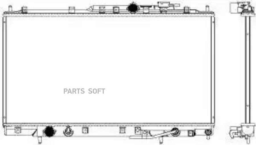 

Радиатор Mitsubishi Galant 98-02 33211026 Sakura арт. 33211026
