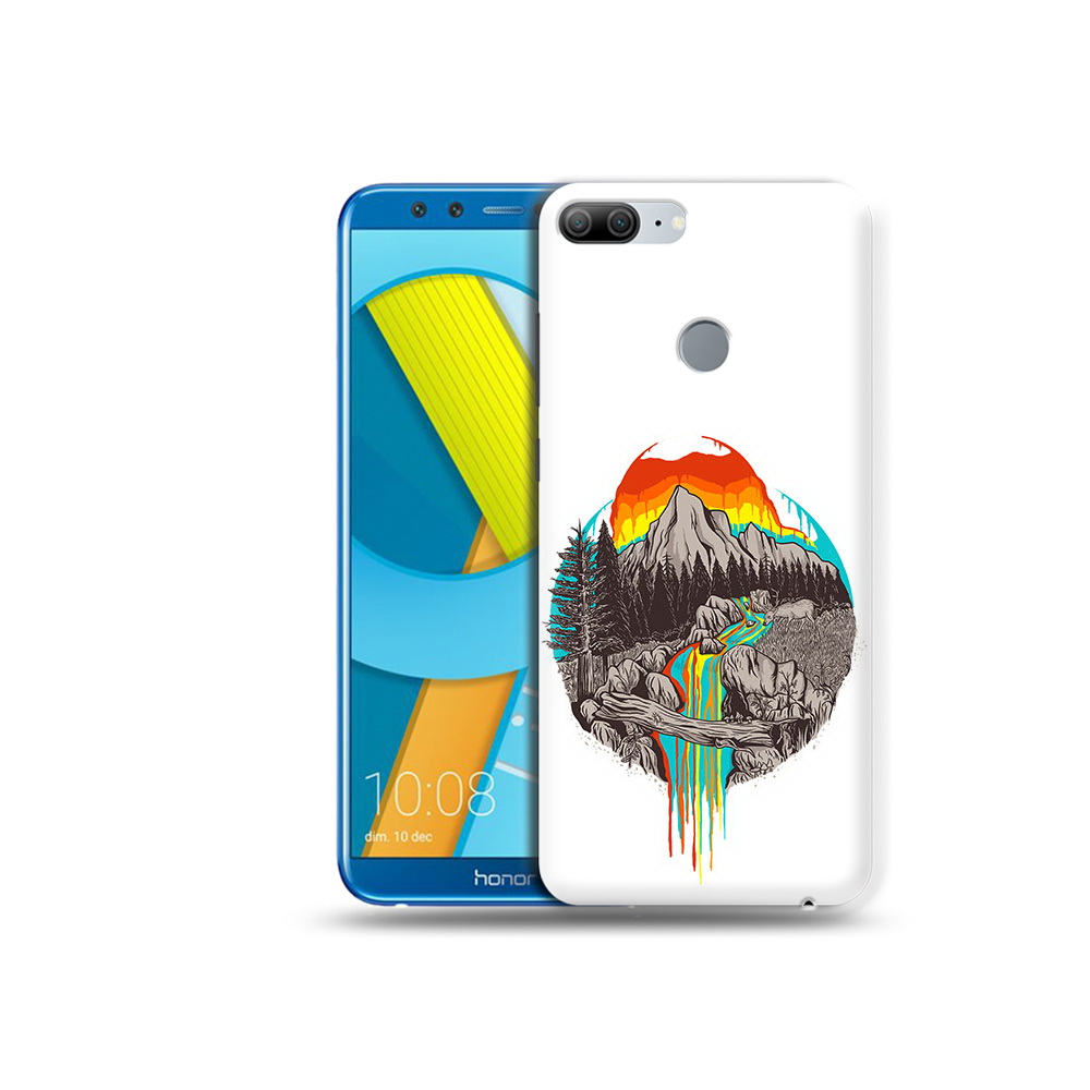 

Чехол MyPads Tocco для Huawei Honor 9 Lite Радужный водопад (PT117118.56.144), Прозрачный, Tocco