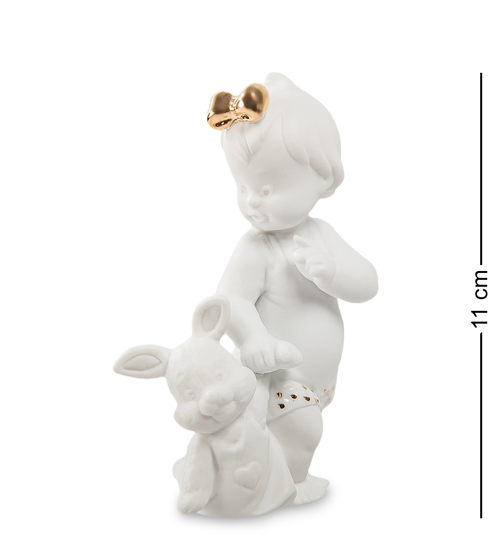 

Фигурка Девочка бисквит Pavone JP-48/ 9, Белый