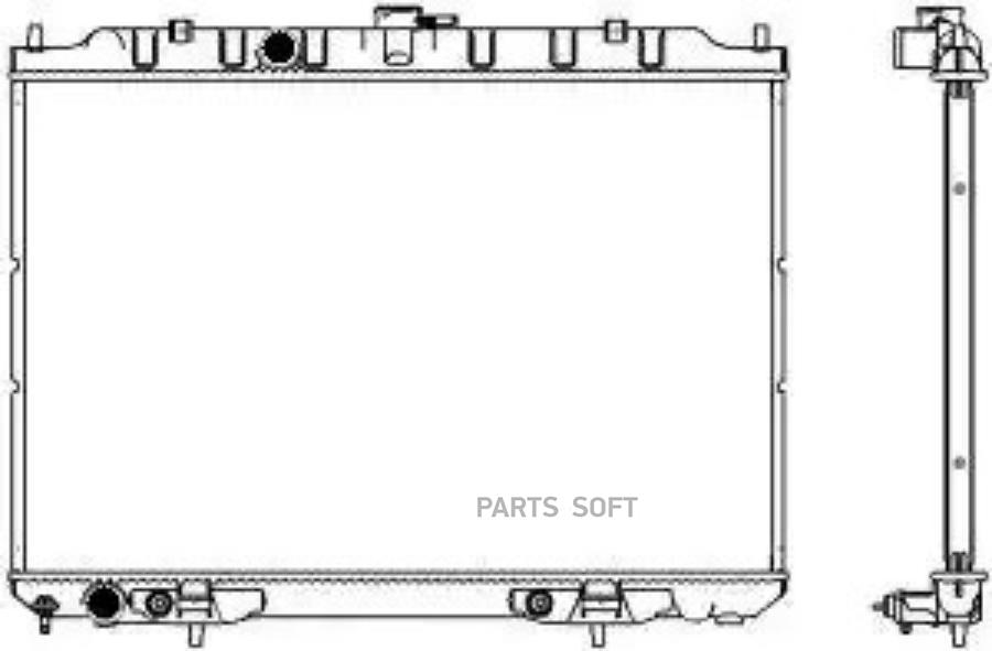 

Радиатор Nissan X-Trail 01-07 33411034 Sakura арт. 33411034