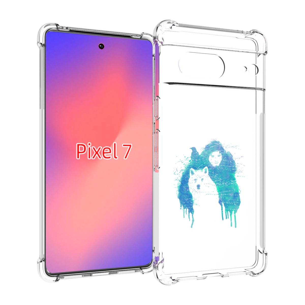 

Чехол Mypads Джон Сноу Для Google Pixel 7, Прозрачный, Tocco