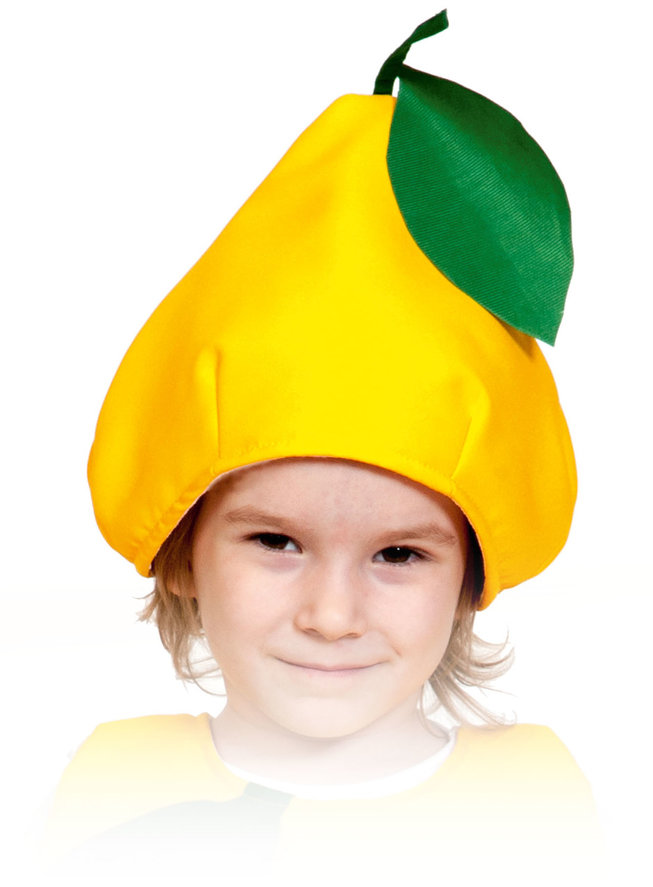 фото Карнавальная маска-шапка карнавалофф груша (размер 53-55)