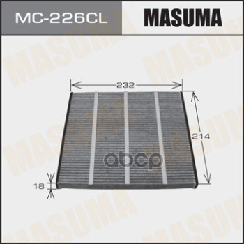 

MASUMA MC226CL ВОЗДУШНЫЙ ФИЛЬТР САЛОННЫЙ УГОЛЬНЫЙ