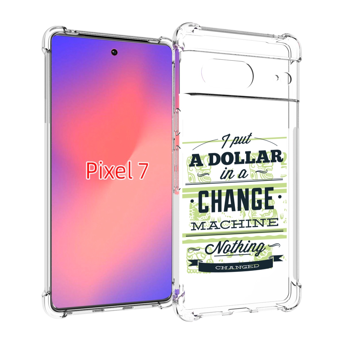 

Чехол Mypads Доллар Надпись Для Google Pixel 7, Прозрачный, Tocco