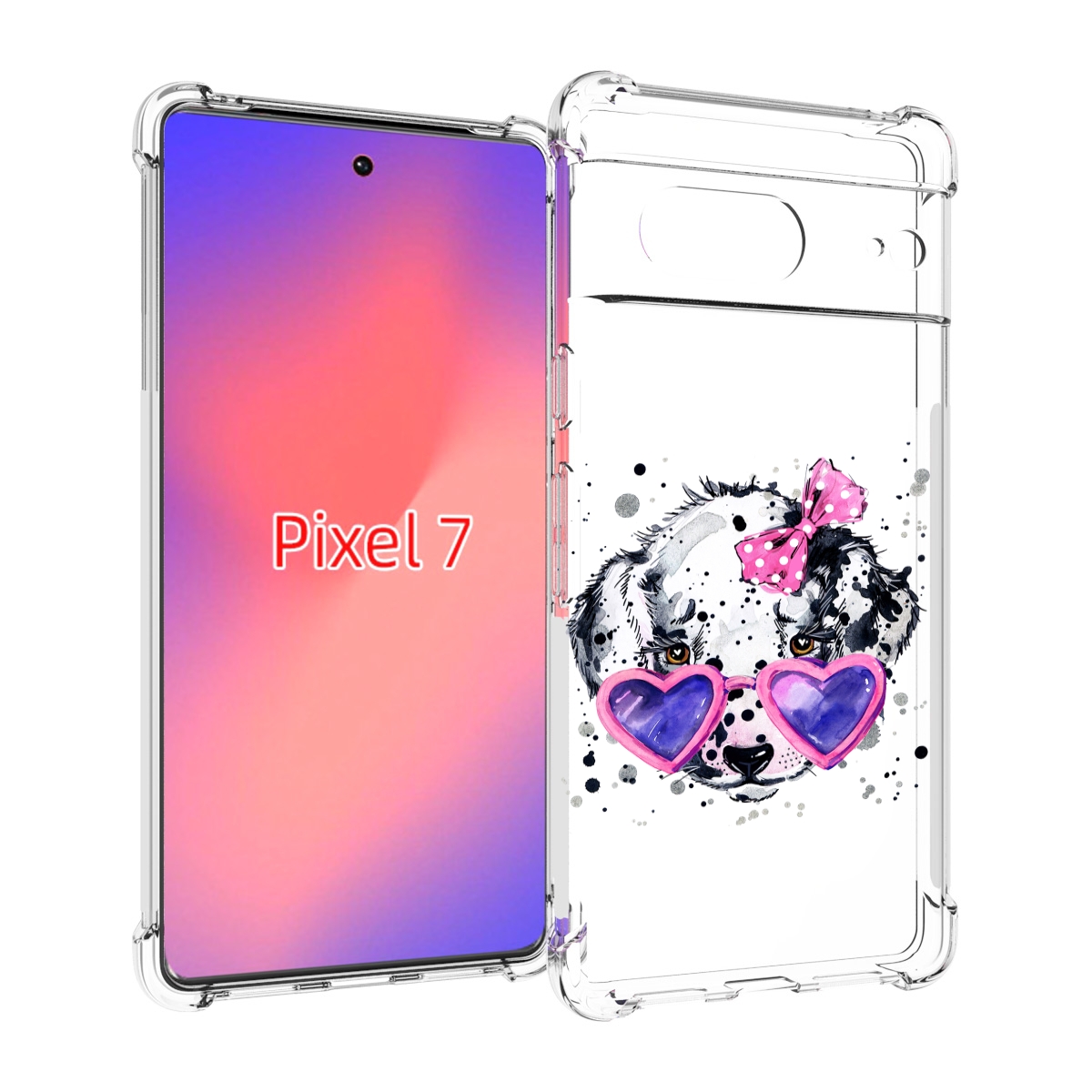 

Чехол Mypads Долматинец В Очках Для Google Pixel 7, Прозрачный, Tocco
