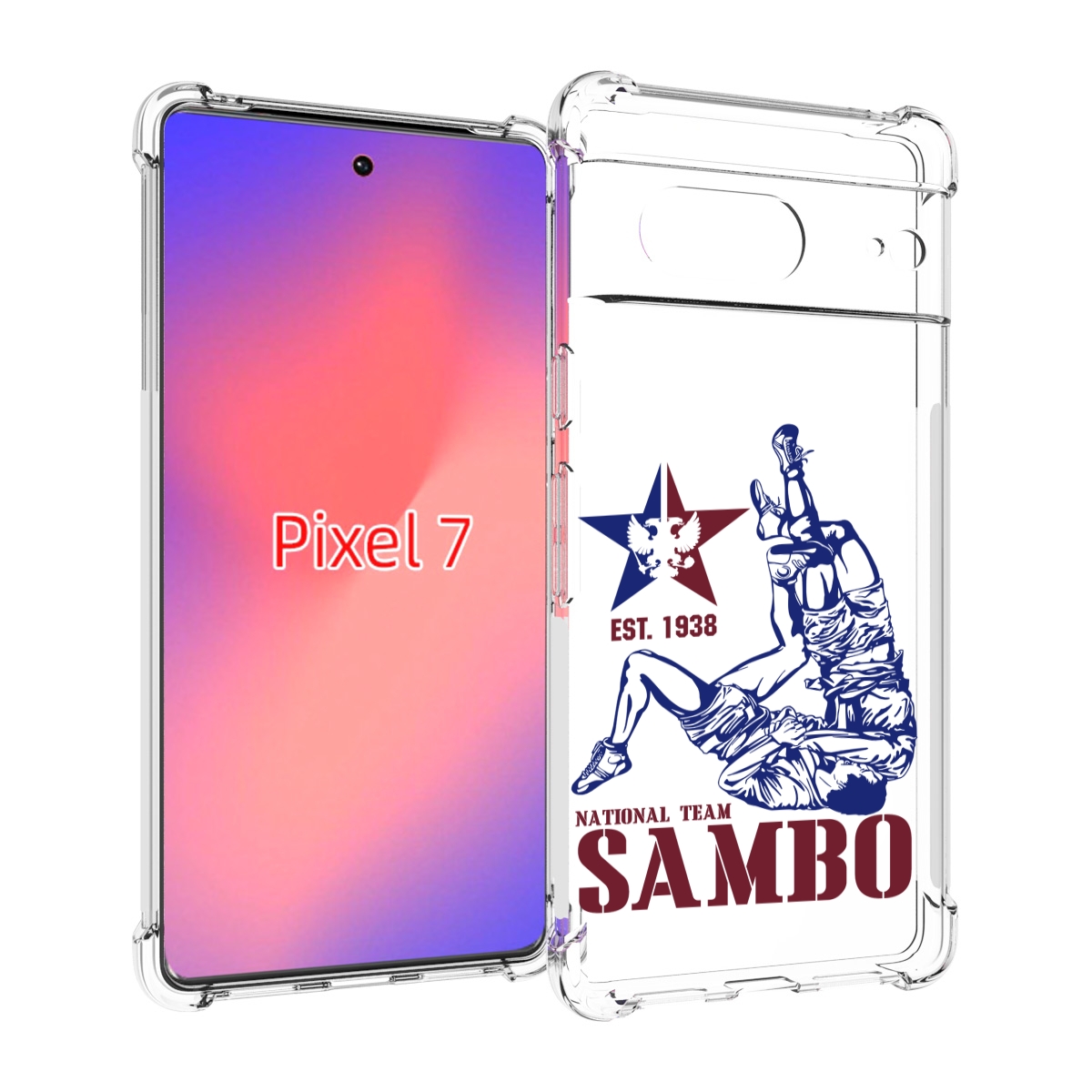 

Чехол Mypads Единоборства Самбо Для Google Pixel 7, Прозрачный, Tocco