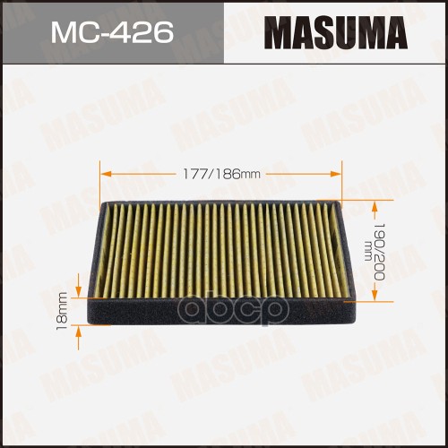 

MASUMA MC426 Воздушный фильтр Салонный AC-303E Masuma (1/40)