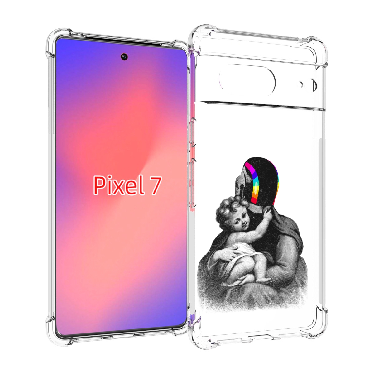 

Чехол Mypads Защитник В Шлеме Для Google Pixel 7, Прозрачный, Tocco