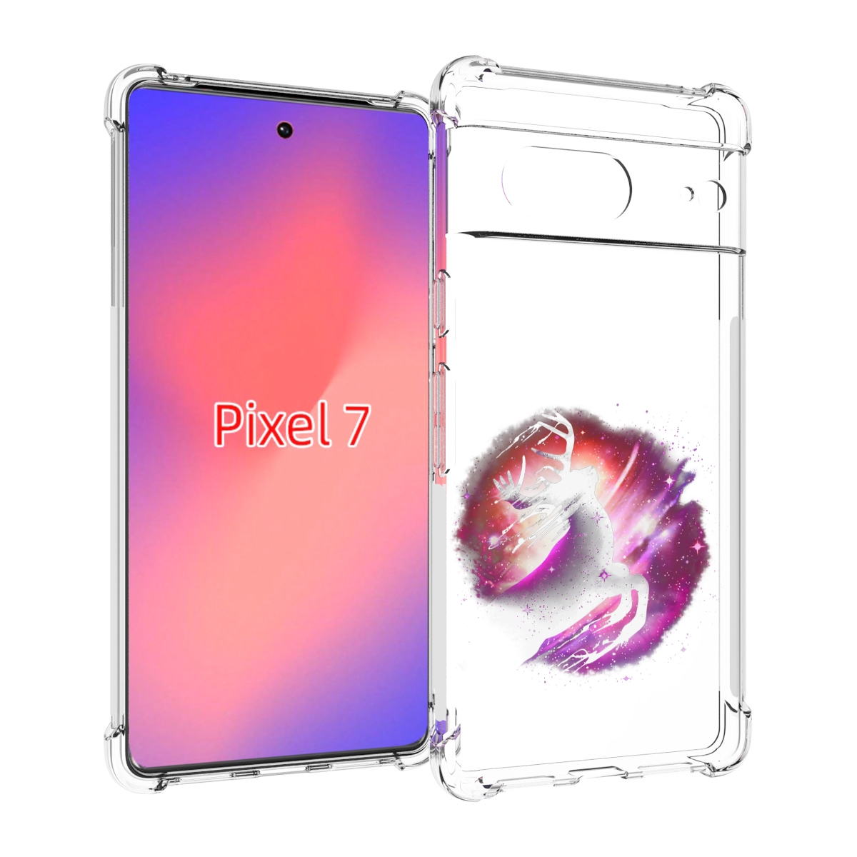 

Чехол Mypads Звездный Олень Для Google Pixel 7, Прозрачный, Tocco