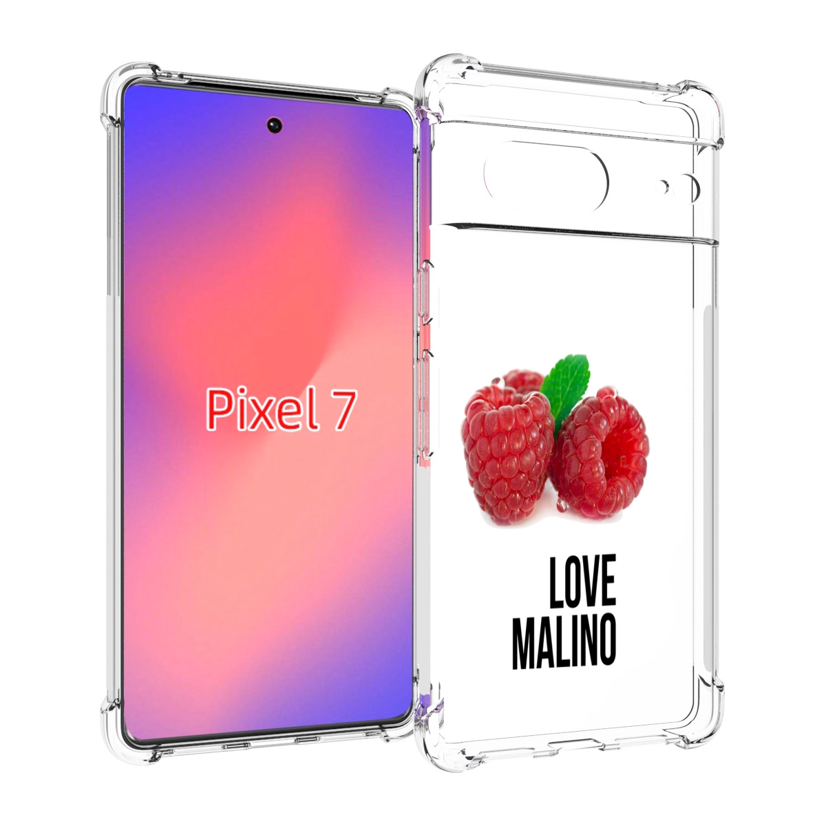

Чехол Mypads Бренд Лове Малино Для Google Pixel 7, Прозрачный, Tocco