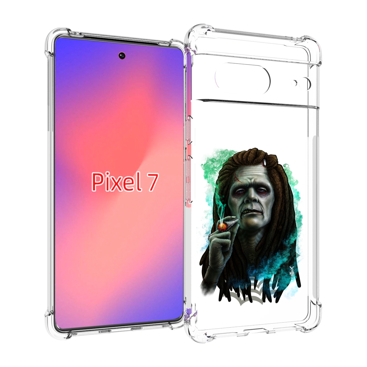

Чехол Mypads Зеленый Мужчина С Сигаретой Для Google Pixel 7, Прозрачный, Tocco