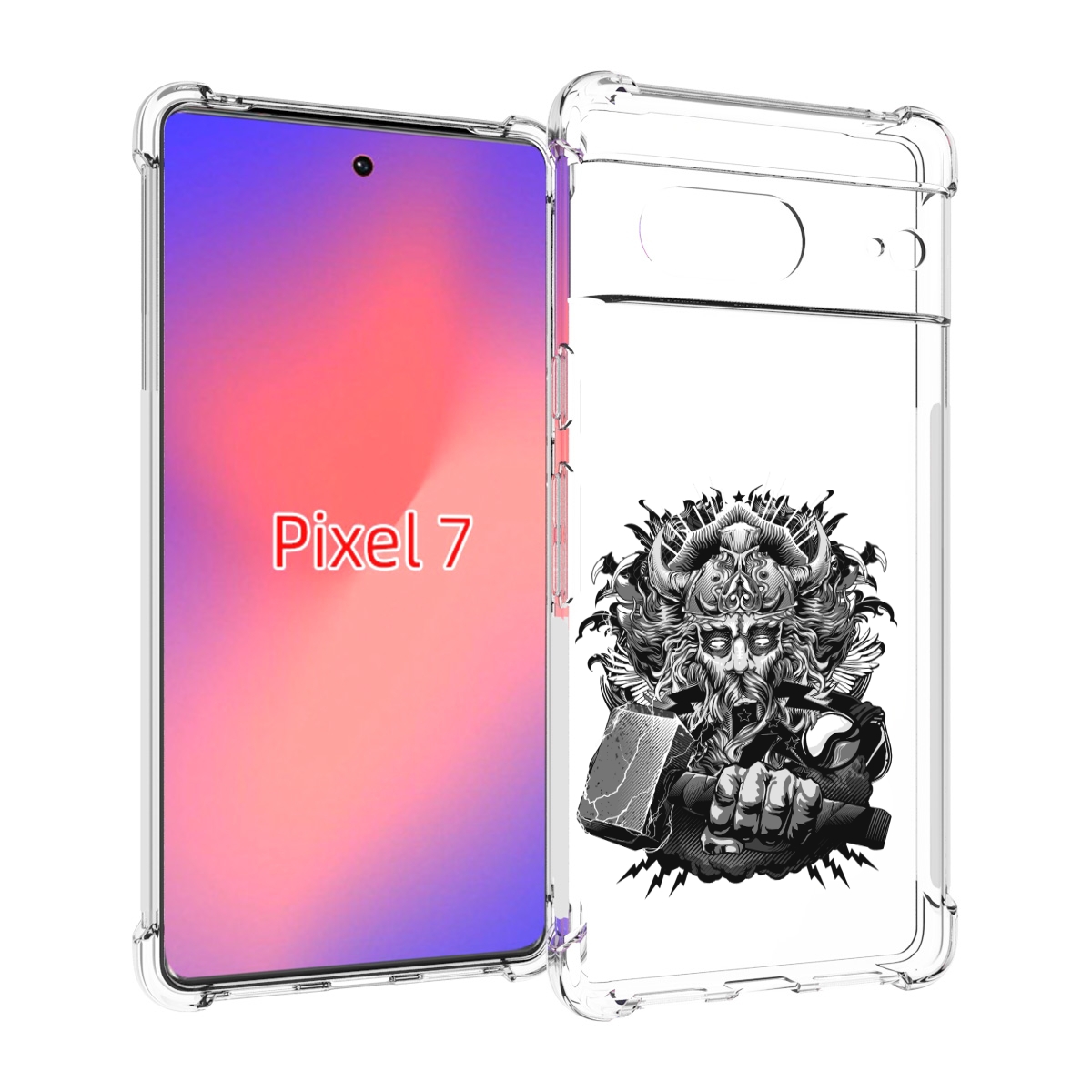 

Чехол Mypads Злой Тор Для Google Pixel 7, Прозрачный, Tocco