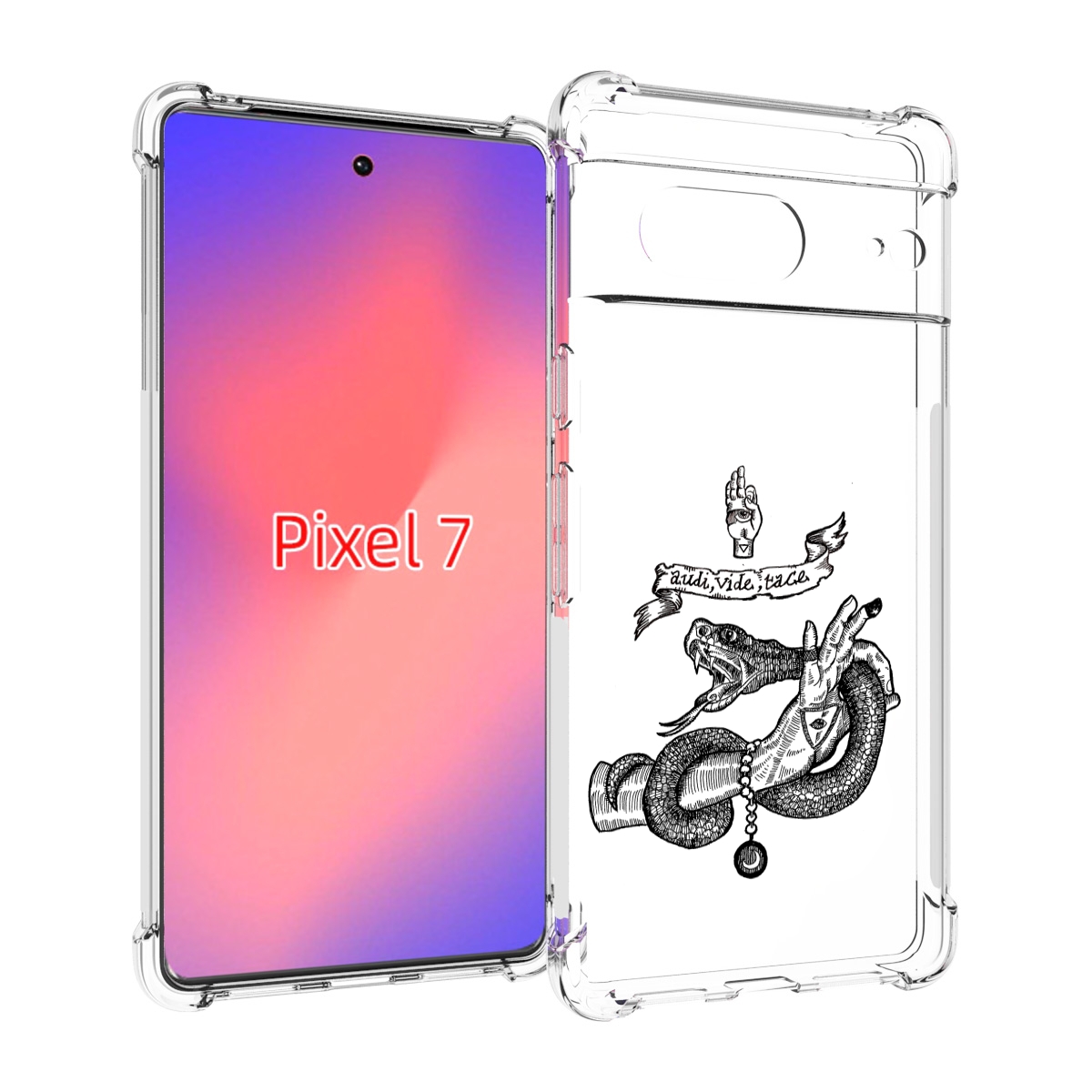 

Чехол Mypads Змея На Руке Рисунок Для Google Pixel 7, Прозрачный, Tocco