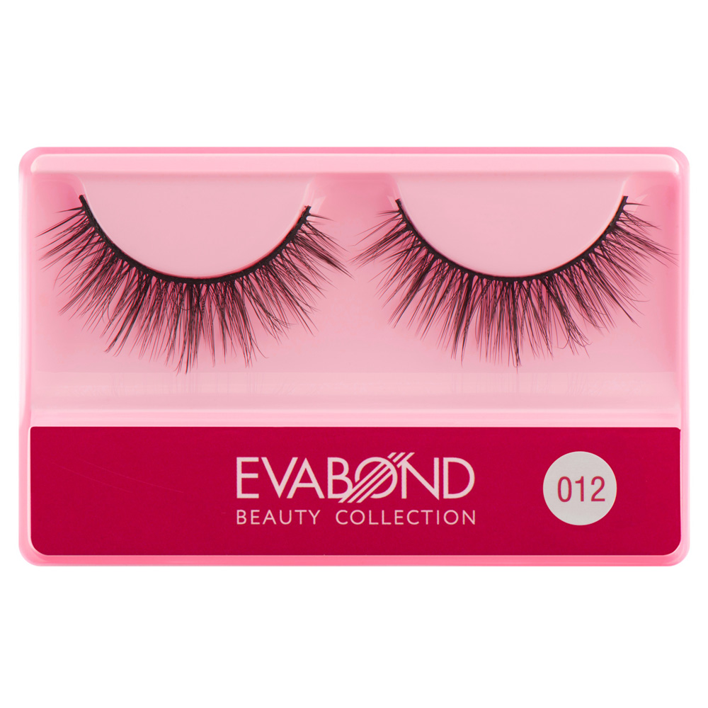 

Ресницы EVABOND накладные 012, Черный, IR-4680379259122