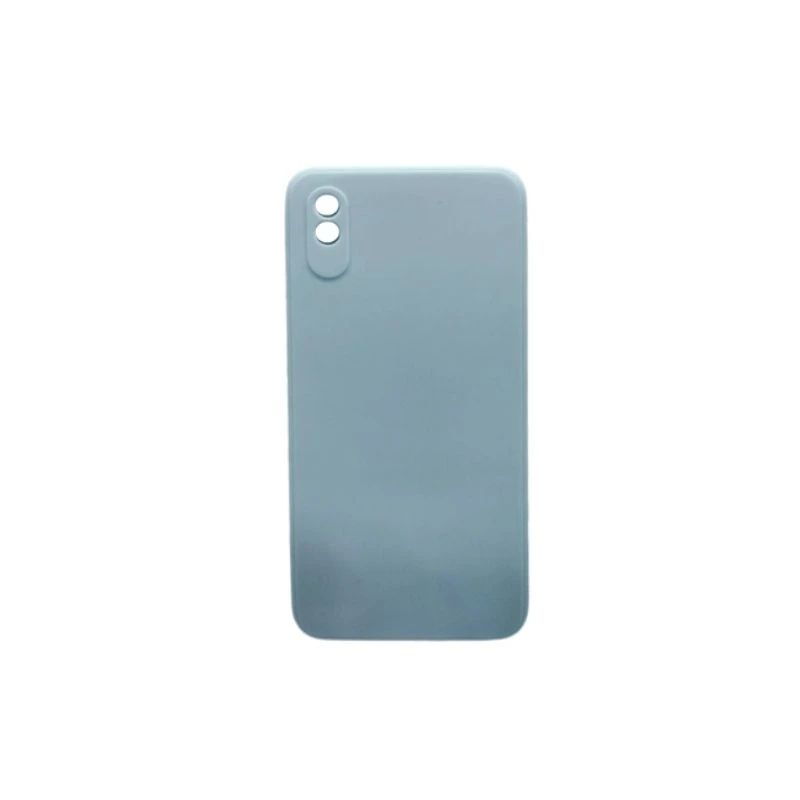 

Чехол силиконовый с защитой камеры для Xiaomi Redmi 9A (голубой)