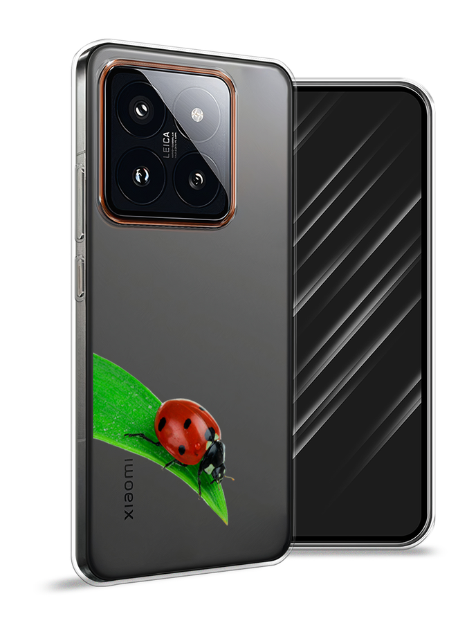 

Чехол Awog на Xiaomi 14 Pro "На счастье", Белый;красный;зеленый, 320450-1