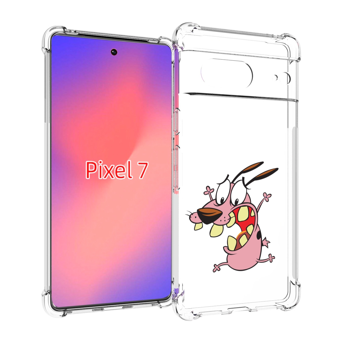 

Чехол Mypads Зубастый Бобик Для Google Pixel 7, Прозрачный, Tocco
