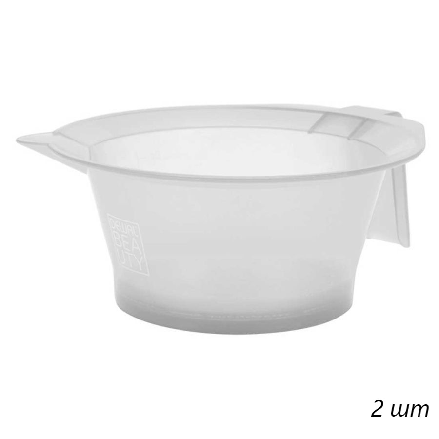 

Чаша для краски Dewal Beauty прорезиненная DBHS47 gray 2 шт, Серый, kr-18840