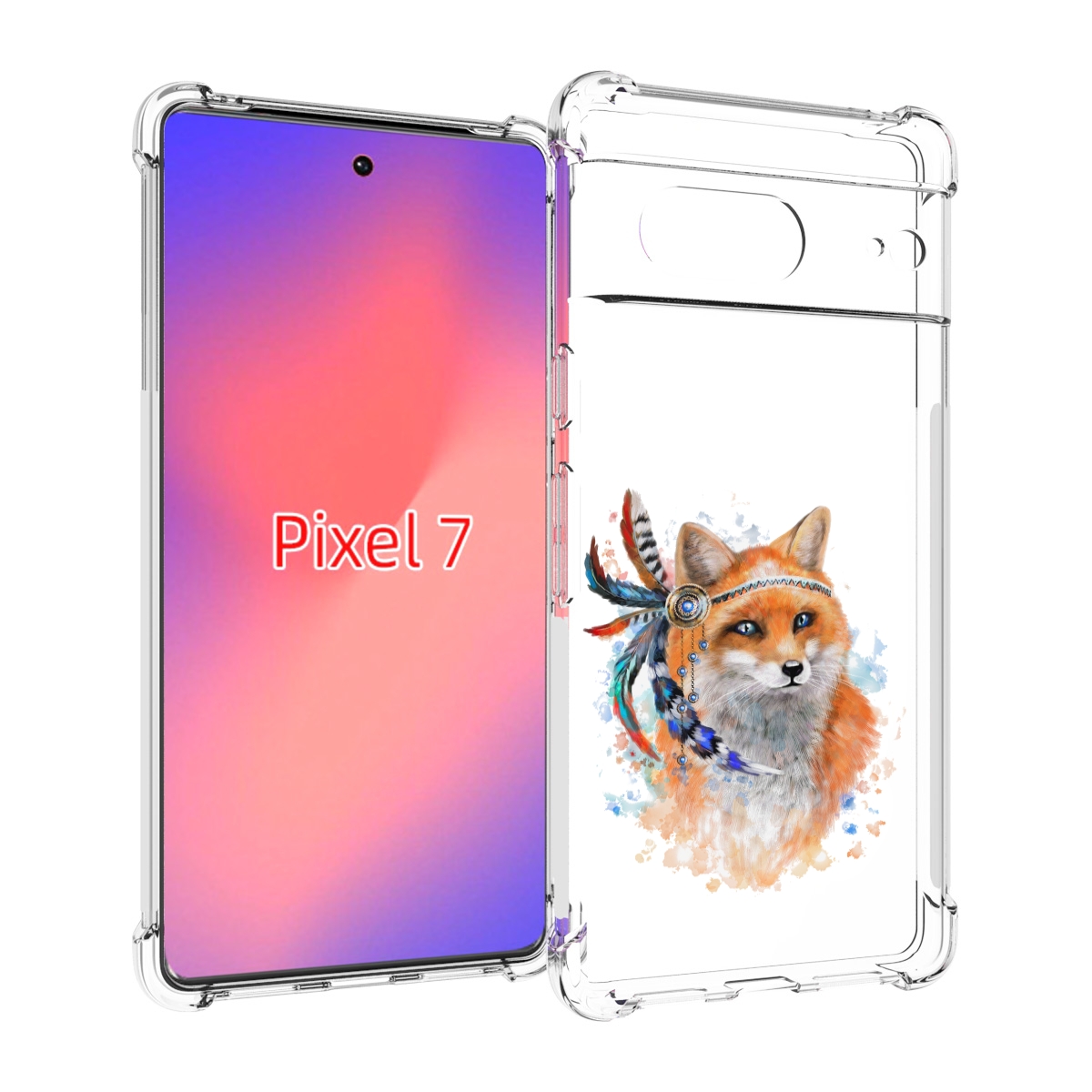 

Чехол Mypads Инду Лиса Для Google Pixel 7, Прозрачный, Tocco