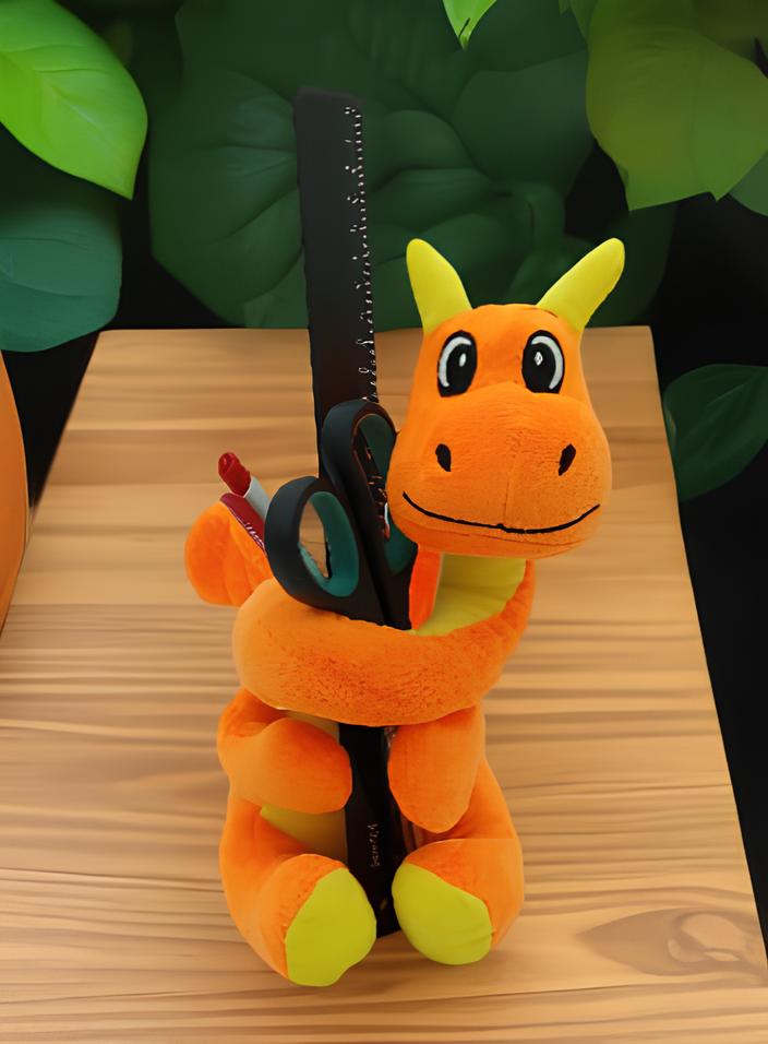 

Мягкая игрушка SherlokShop Дракон 45 см, Оранжевый