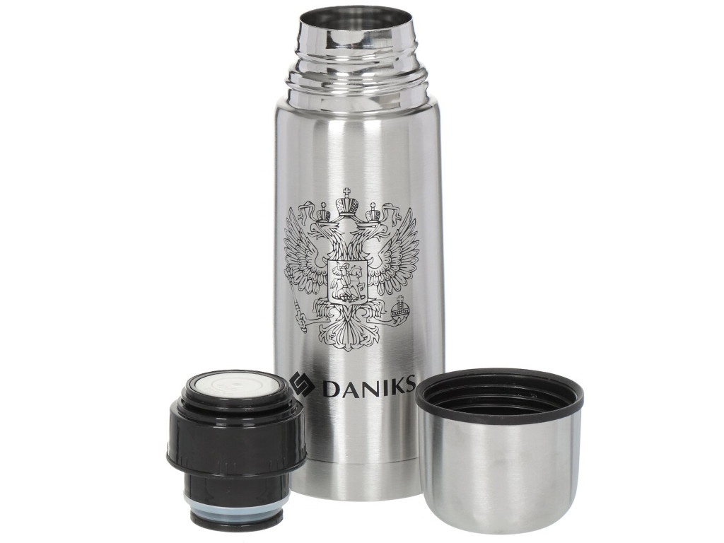 фото Термос daniks 350мл silver sl-35z 316127