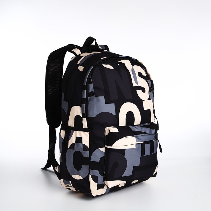 

Рюкзак мужской NoBrand 9868076 черный, 42х30х13 см, 9868076
