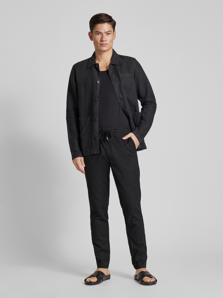 

Брюки мужские NoBrand 30206031 черные XXL, Черный, 30206031