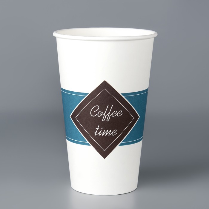

Стакан бумажный "Coffee time " 400 мл, диаметр 90 мм (50 шт), Разноцветный