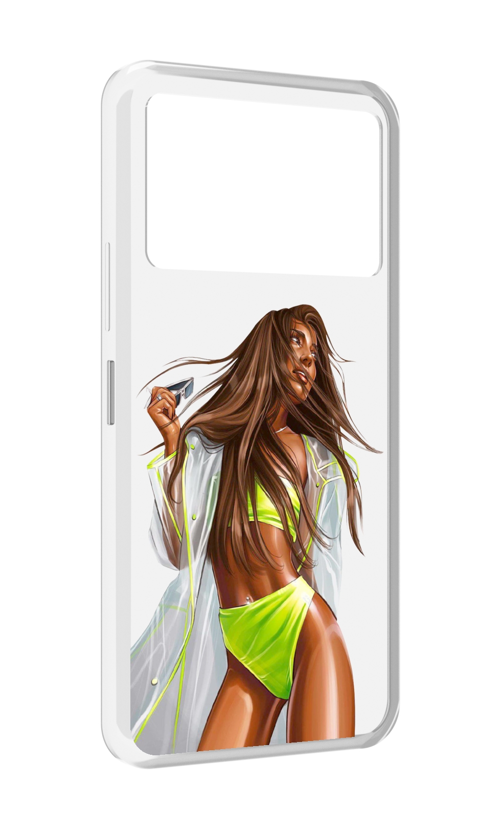 

Чехол MyPads девушка-модель-мулатка для Infinix NOTE 12 VIP (X672), Прозрачный, Tocco