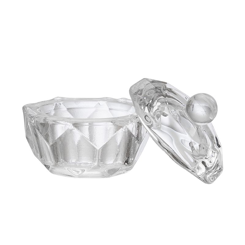 Kristaller Стаканчик для ликвида со стеклянной крышкой, (2шт.)