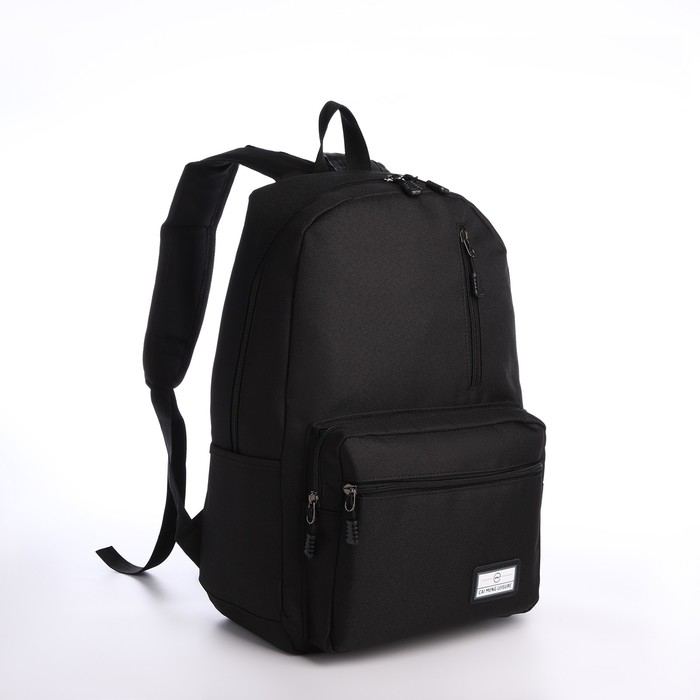 

Рюкзак мужской NoBrand 10188987 черный, 44х29х12 см, 10188987
