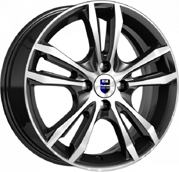 

Колесный диск K&K Samara (КС866) Алмаз черный 6x16/4x108 ET47.5 D63.35