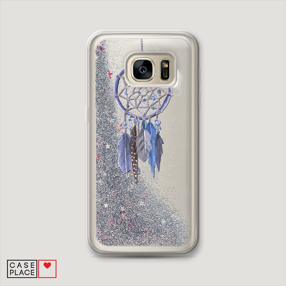 

Чехол Awog на Samsung Galaxy S6 Edge "Синий ловец снов акварель", Разноцветный, 24491-1
