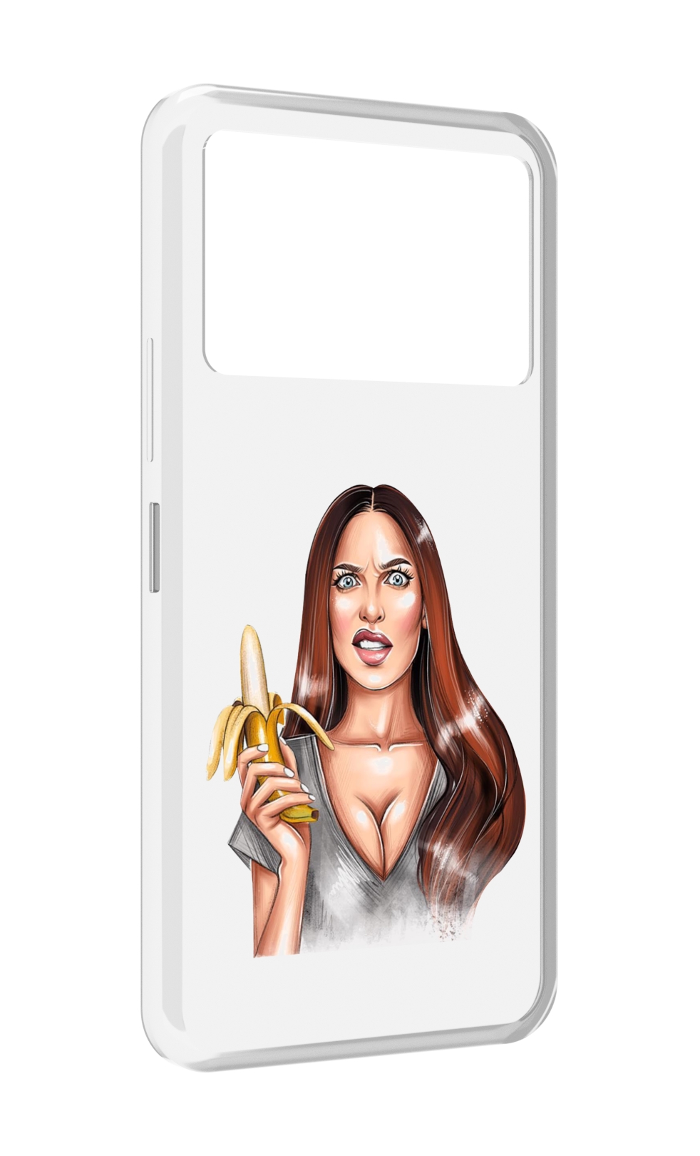 

Чехол MyPads девушка-с-бананом для Infinix NOTE 12 VIP (X672), Прозрачный, Tocco