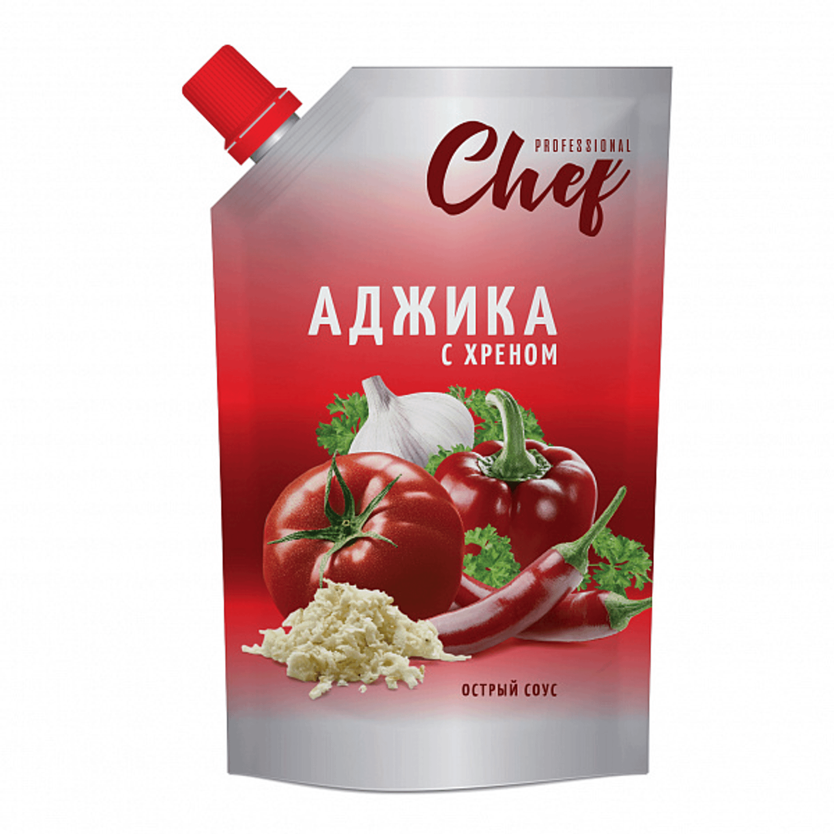 

Аджика Chef Professional Домашняя с хреном 500 г