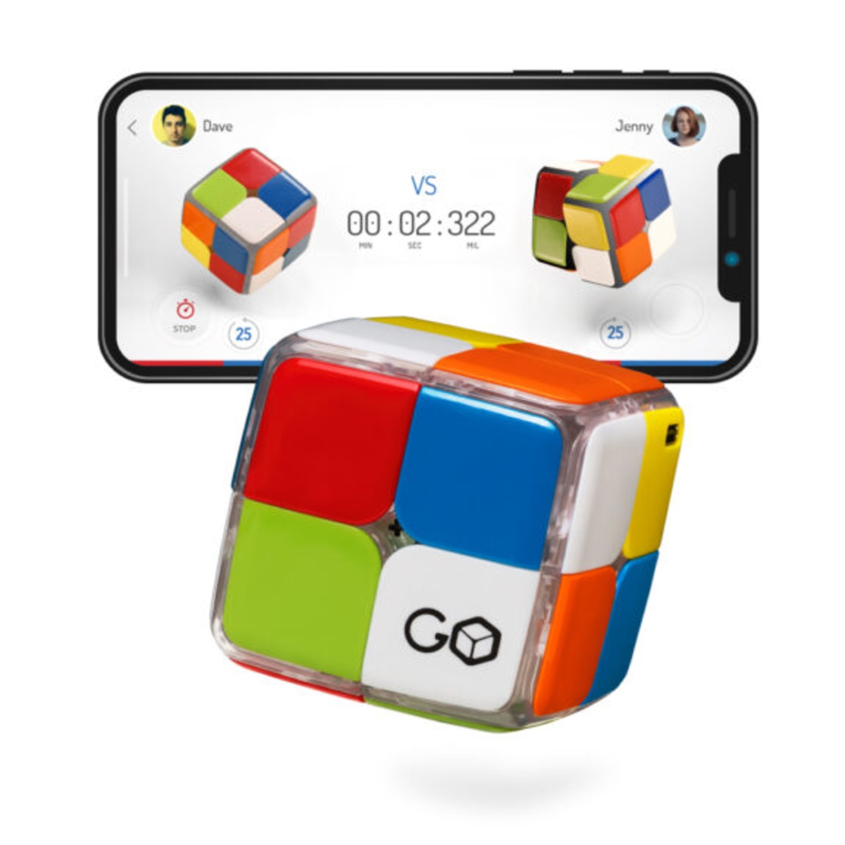 

Кубик Particula LTD рубик умный развивающий 2х2 головоломка GoCube, GoCube-2-2