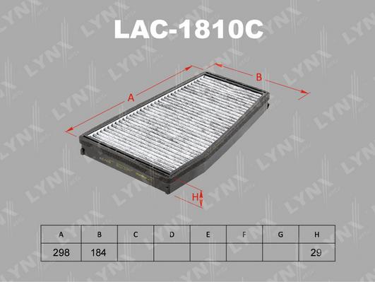 

Фильтр салона LYNXauto LAC-1810C