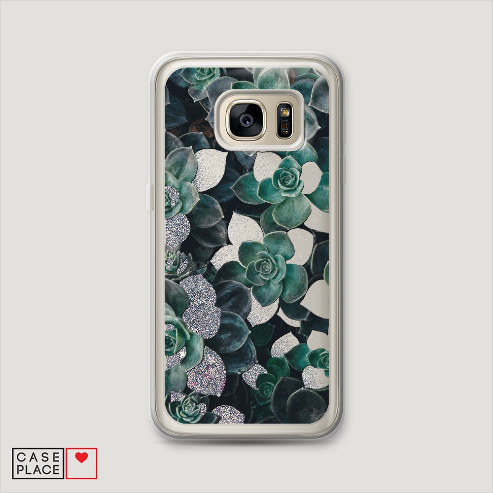 

Чехол Awog на Samsung Galaxy S6 Edge "Сукуленты цветные", Разноцветный, 24491-1