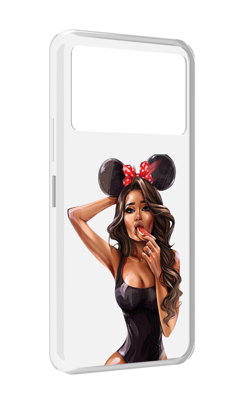 

Чехол MyPads девушка-с-грейпфрутом женский для Infinix NOTE 12 VIP (X672), Прозрачный, Tocco