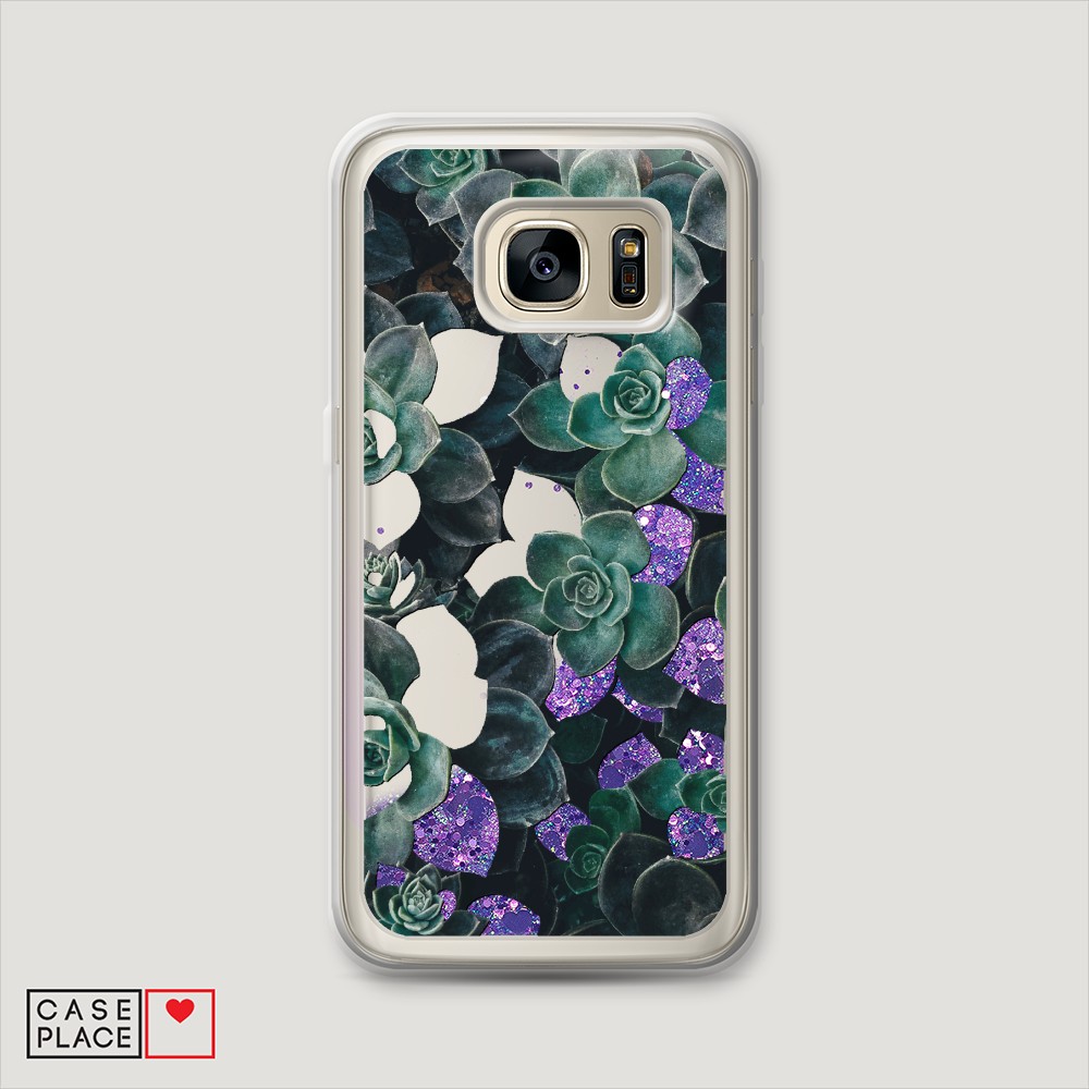 

Чехол Awog "Сукуленты цветные" на Samsung Galaxy S6 Edge, 24492-1