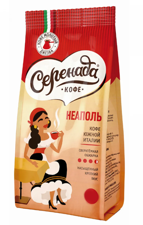 

Кофе Серенада Неаполь молотый 250 г