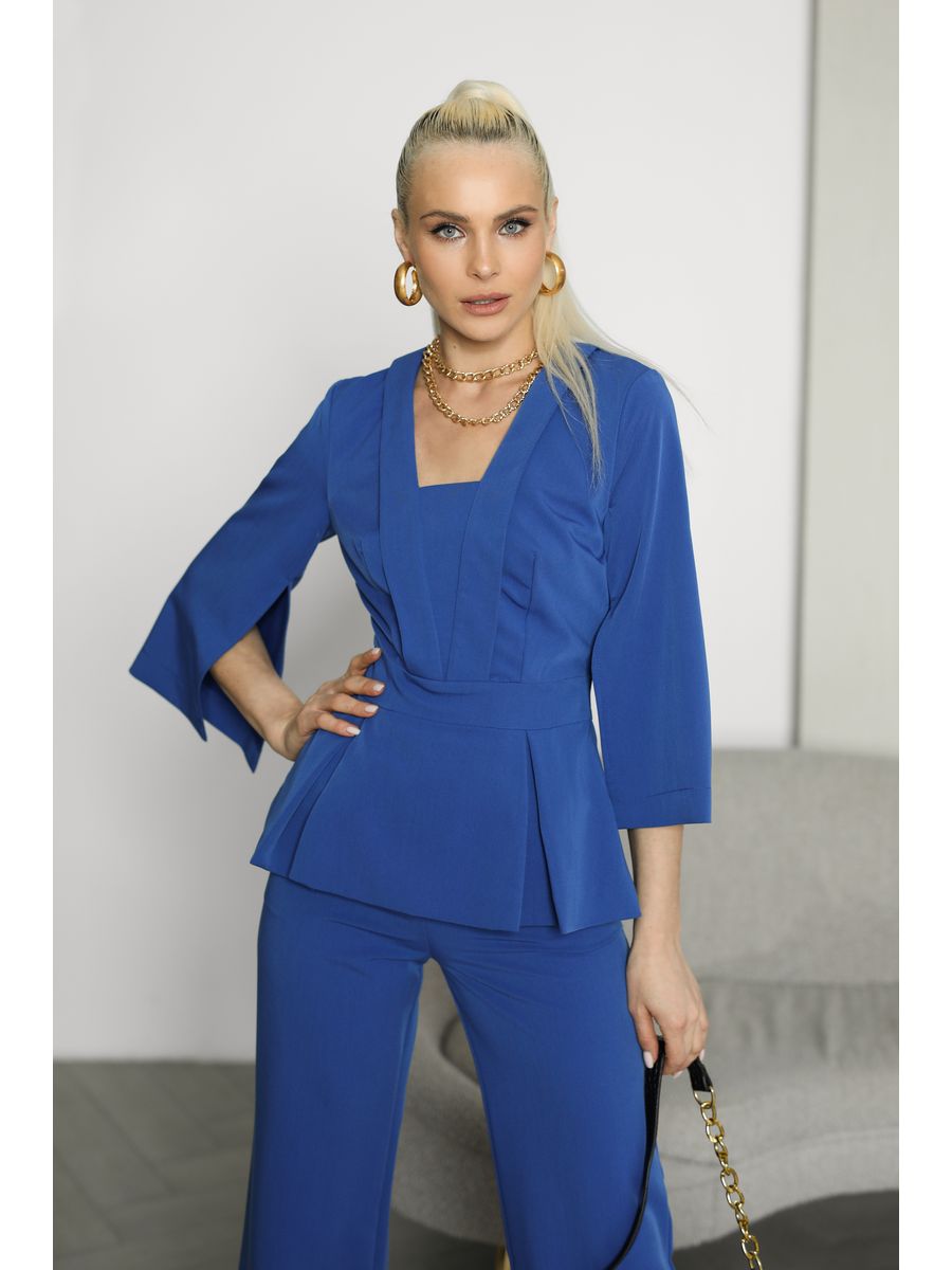 

Костюм женский AVEMOD БП 3863 синий 46 RU, БП 3863