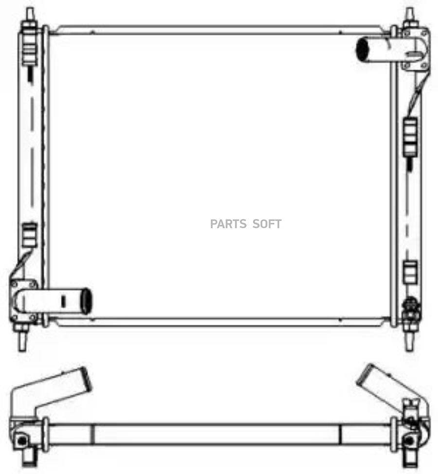 

Радиатор Nissan Juke (F15) (10-) 33418511 Sakura арт. 33418511