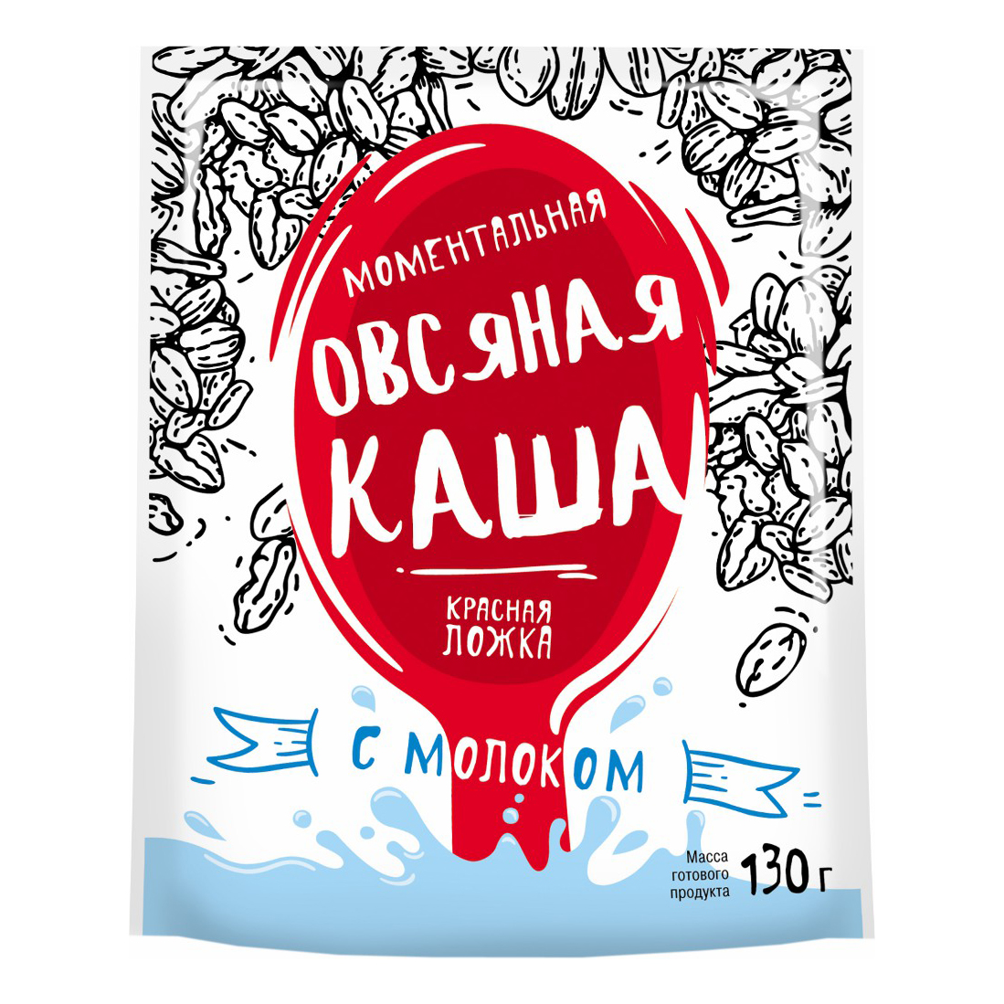 

Каша Красная ложка Овсяная молоко 27 г