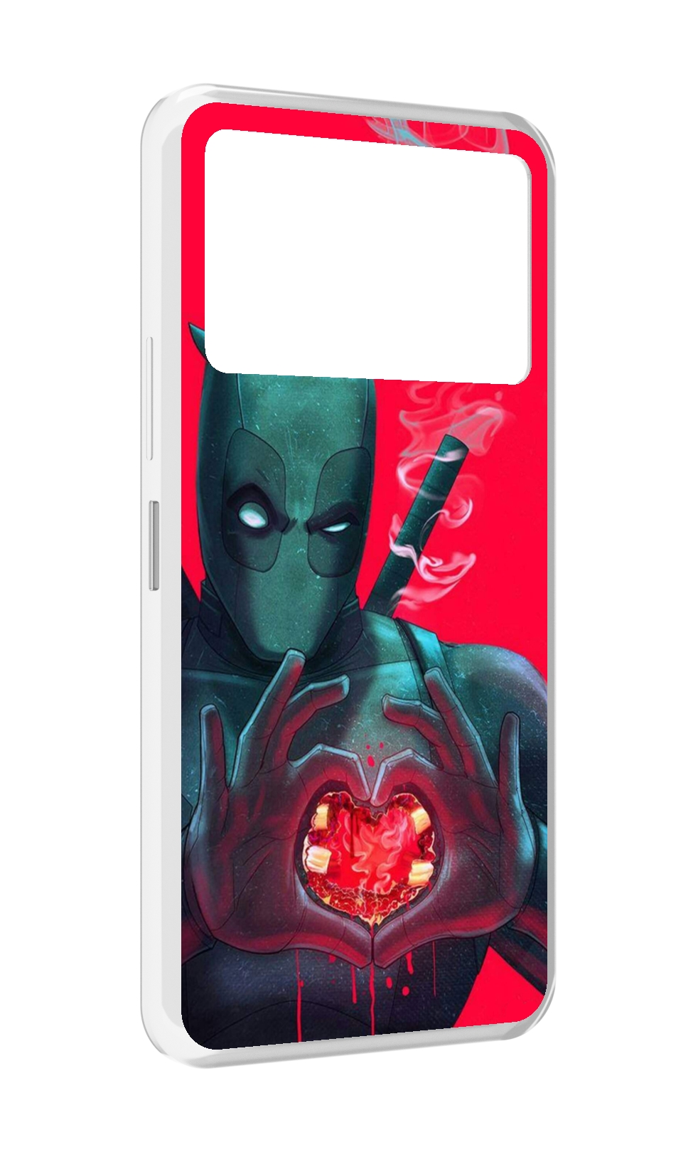 

Чехол MyPads дедпул-в-сердце для Infinix NOTE 12 VIP (X672), Прозрачный, Tocco