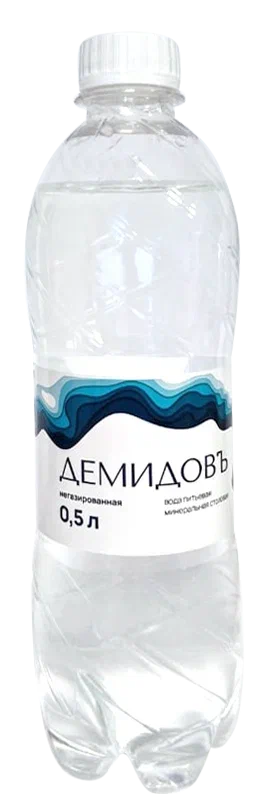 Вода природная минеральная Демидовъ негазированная столовая 0,5 л