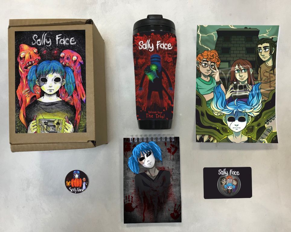 

Бокс с подарком Sally Face - 3, 50276895, 5 предметов, Бежевый
